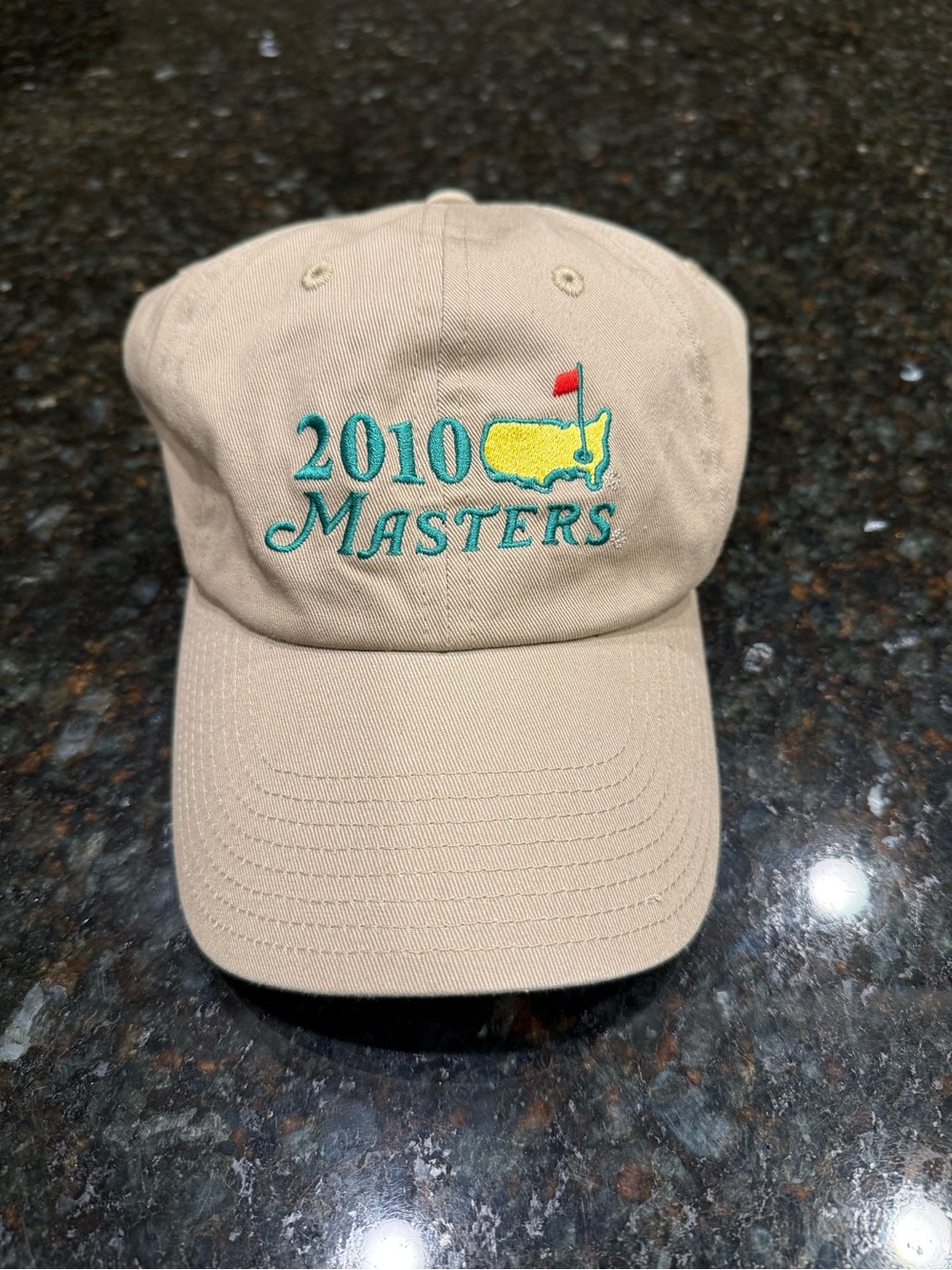 2010 Masters Tan/Beige Unisex Strapback Hat